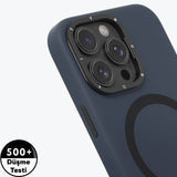 Apple iPhone 16 Pro Kılıf M-safe Şarj Özellikli Kamera Standlı Youngkit Bitty Cream Kapak