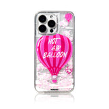 Apple iPhone 16 Pro Kılıf M-safe Şarj Özellikli Parlak Kumlu Sıvılı Youngkit Pink Dream Quicksand Serisi Kapak