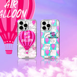 Apple iPhone 16 Pro Kılıf M-safe Şarj Özellikli Parlak Kumlu Sıvılı Youngkit Pink Dream Quicksand Serisi Kapak