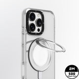 Apple iPhone 16 Pro Kılıf M-safe Şarj Özellikli Parmak Ring Standlı Youngkit Pivot Serisi Kapak