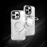 Apple iPhone 16 Pro Kılıf M-safe Şarj Özellikli Parmak Ring Standlı Youngkit Pivot Serisi Kapak