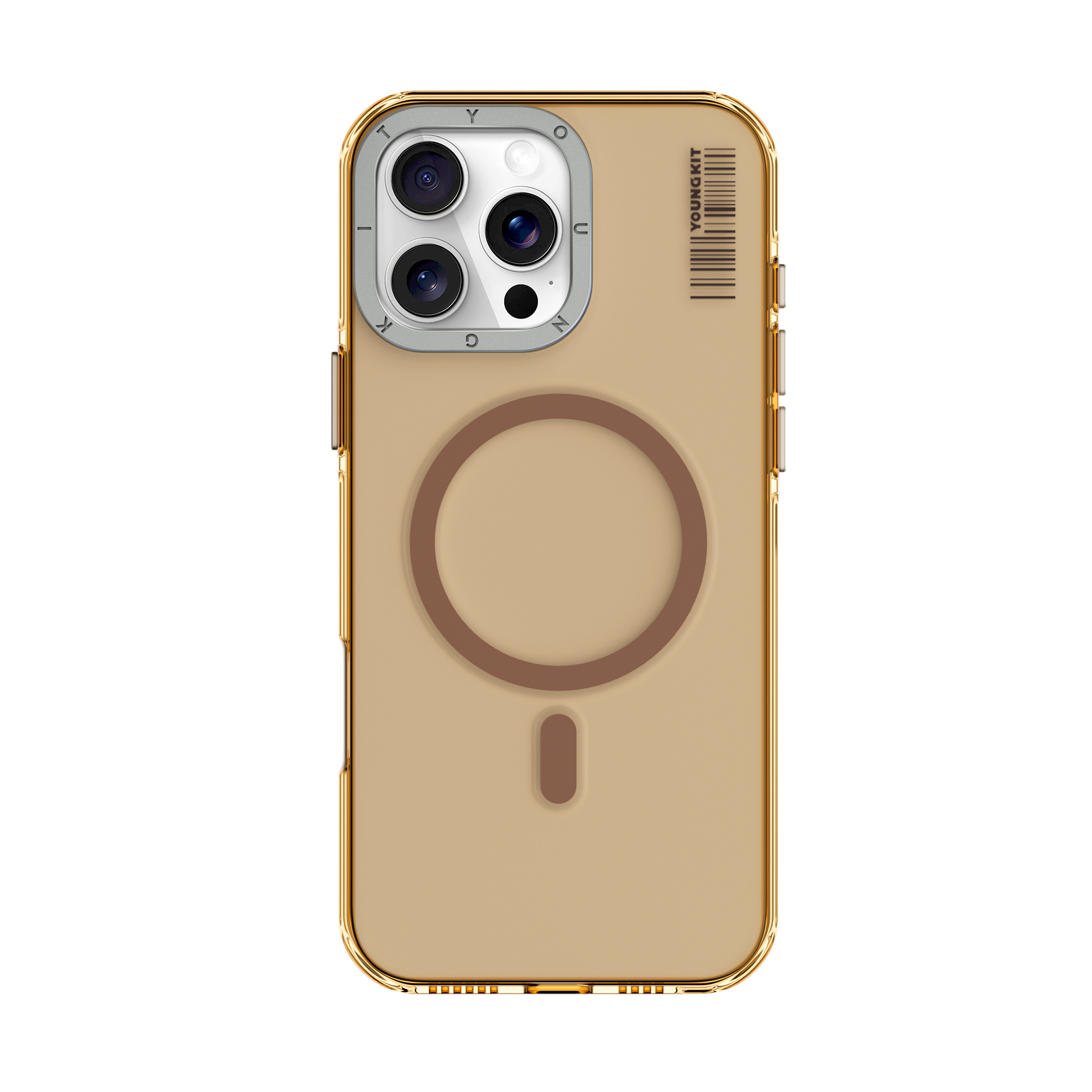 Apple iPhone 16 Pro Kılıf M-safe Şarj Özellikli Şeffaf Youngkit Crystal Shield Serisi Kapak