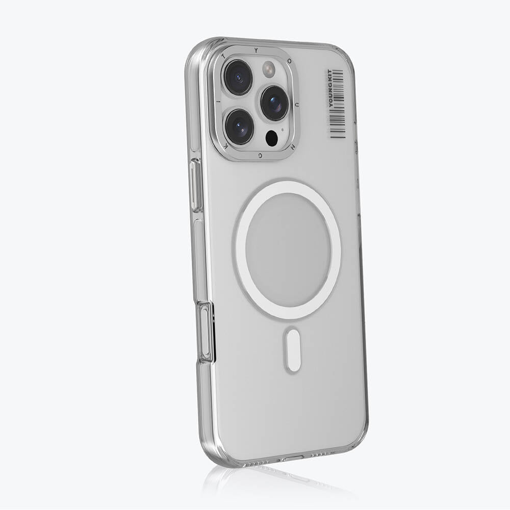 Apple iPhone 16 Pro Kılıf M-safe Şarj Özellikli Şeffaf Youngkit Crystal Shield Serisi Kapak