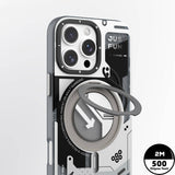 Apple iPhone 16 Pro Kılıf M-safe Şarj Özellikli Youngkit 360° Standlı Starship Serisi Kapak