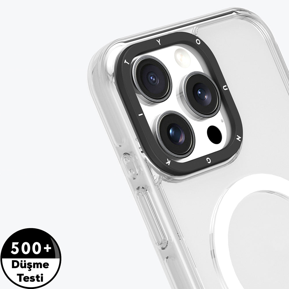 Apple iPhone 16 Pro Kılıf M-safe Şarj Özellikli YoungKit Crystal Color Serisi Kapak