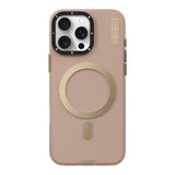 Apple iPhone 16 Pro Kılıf M-safe Şarj Özellikli Youngkit Hidden Sand Serisi Kapak