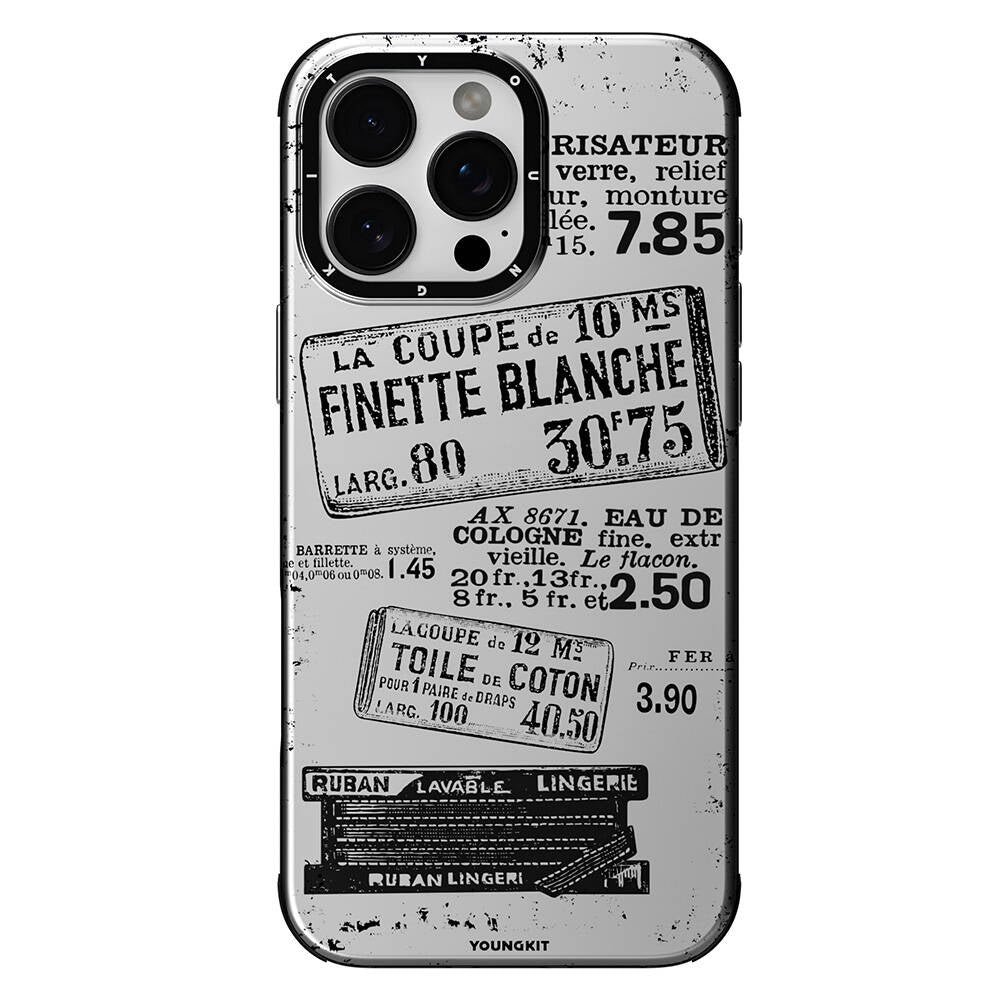 Apple iPhone 16 Pro Kılıf M-safe Şarj Özellikli Youngkit Literary Serisi Retro Magz Kapak