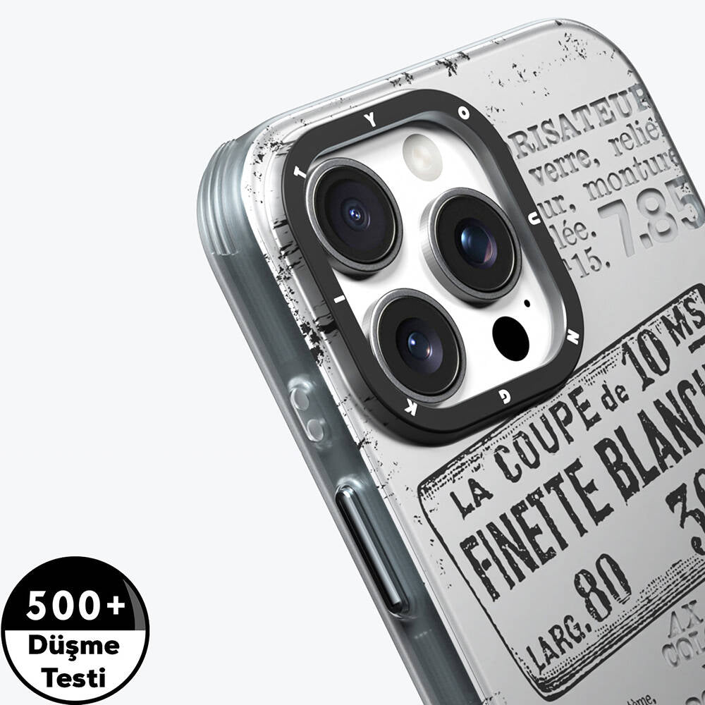 Apple iPhone 16 Pro Kılıf M-safe Şarj Özellikli Youngkit Literary Serisi Retro Magz Kapak