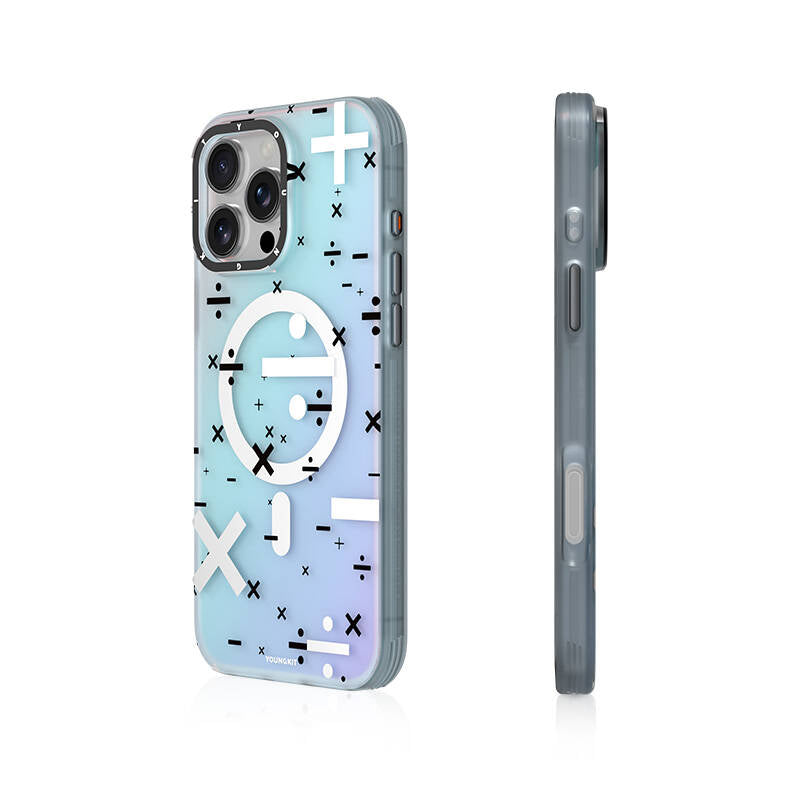 Apple iPhone 16 Pro Kılıf M-safe Şarj Özellikli Youngkit Mathematical Serisi Kapak