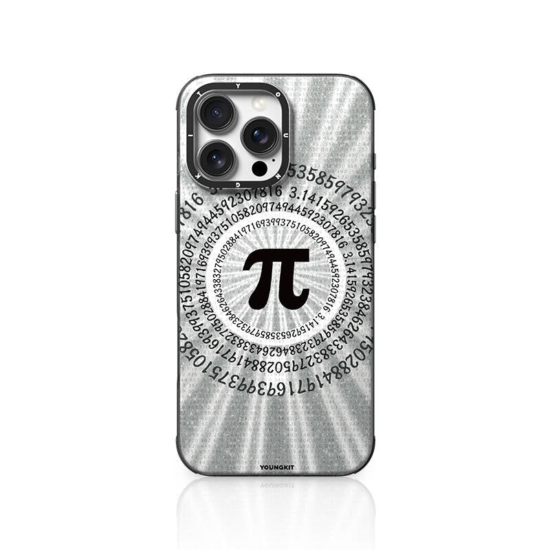 Apple iPhone 16 Pro Kılıf M-safe Şarj Özellikli Youngkit Mathematical Serisi Kapak