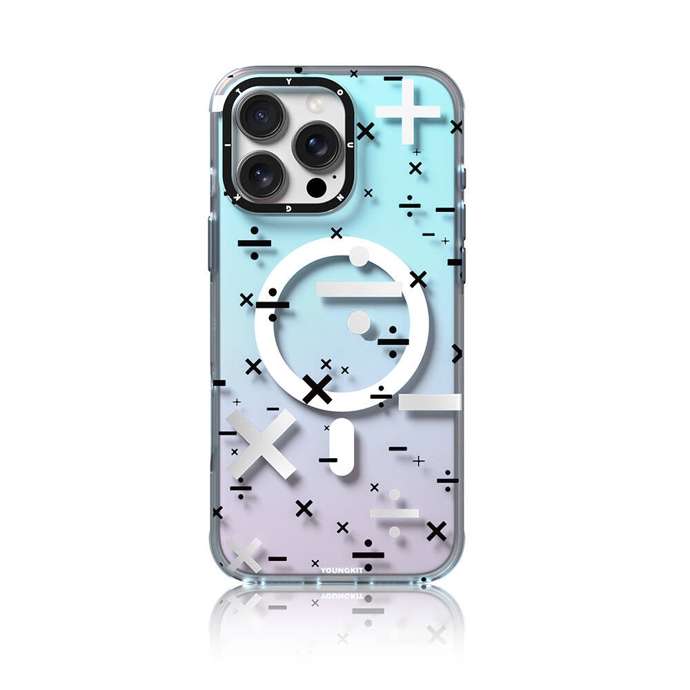 Apple iPhone 16 Pro Kılıf M-safe Şarj Özellikli Youngkit Mathematical Serisi Kapak