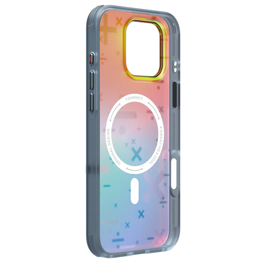 Apple iPhone 16 Pro Kılıf M-safe Şarj Özellikli Youngkit Mathematical Serisi Kapak