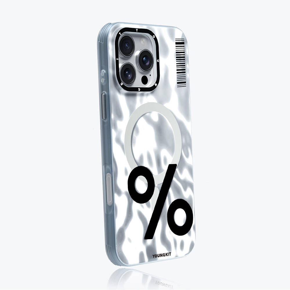 Apple iPhone 16 Pro Kılıf M-safe Şarj Özellikli Youngkit Mathematical Serisi Kapak