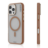 Apple iPhone 16 Pro Kılıf M-safe Şarj Özellikli Youngkit Rock Sand Serisi Kapak
