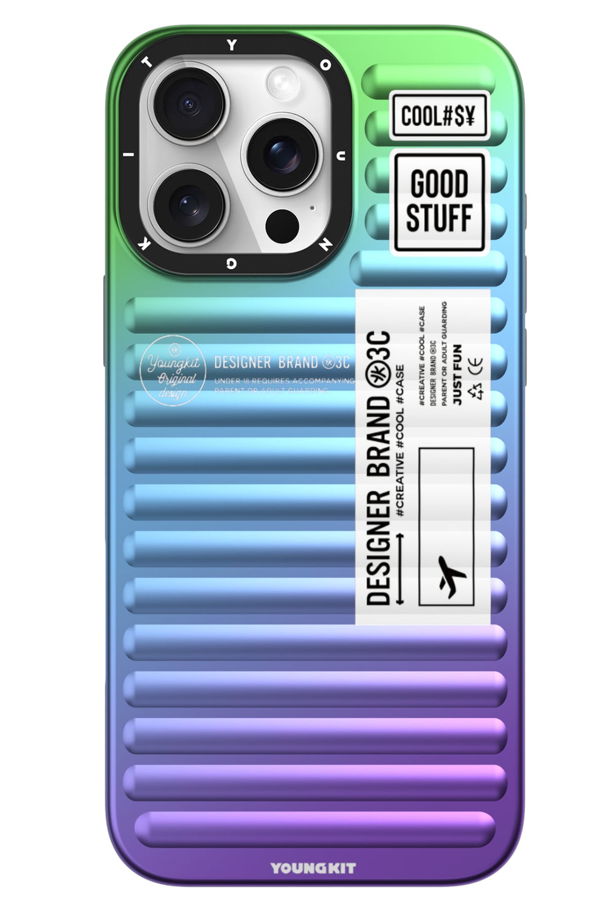 Apple iPhone 16 Pro Kılıf YoungKit The Secret Color Serisi Kapak