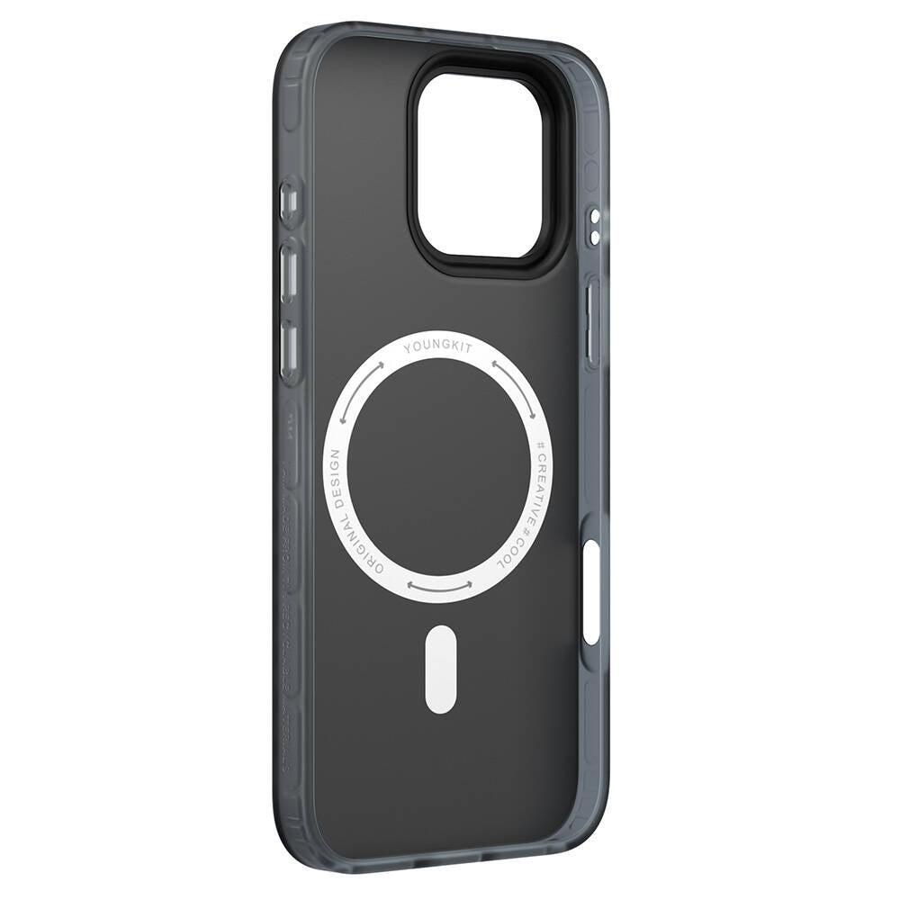 Apple iPhone 16 Pro M-safe Şarj Özellikli Kılıf Mat Renkli Tasarım Youngkit Original Serisi Kapak
