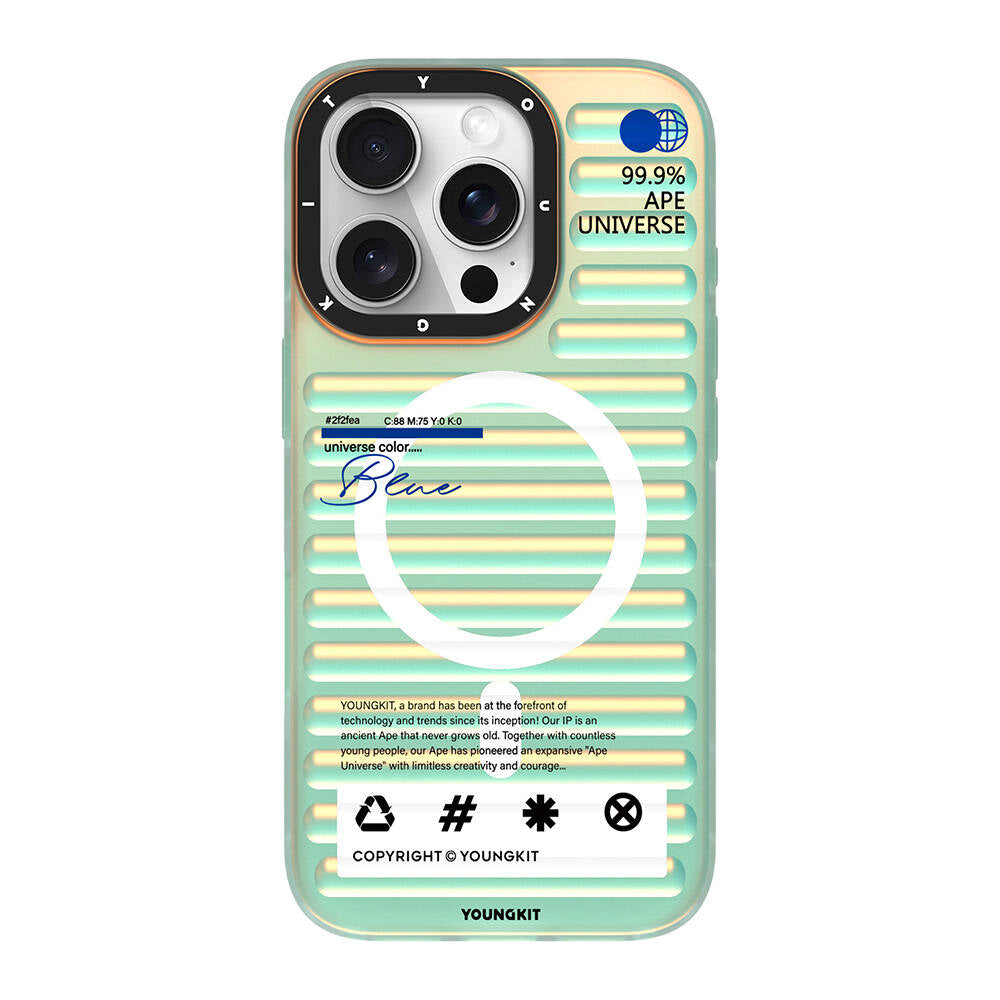 Apple iPhone 16 Pro M-safe Şarj Özellikli Youngkit Chameleon Serisi Kapak