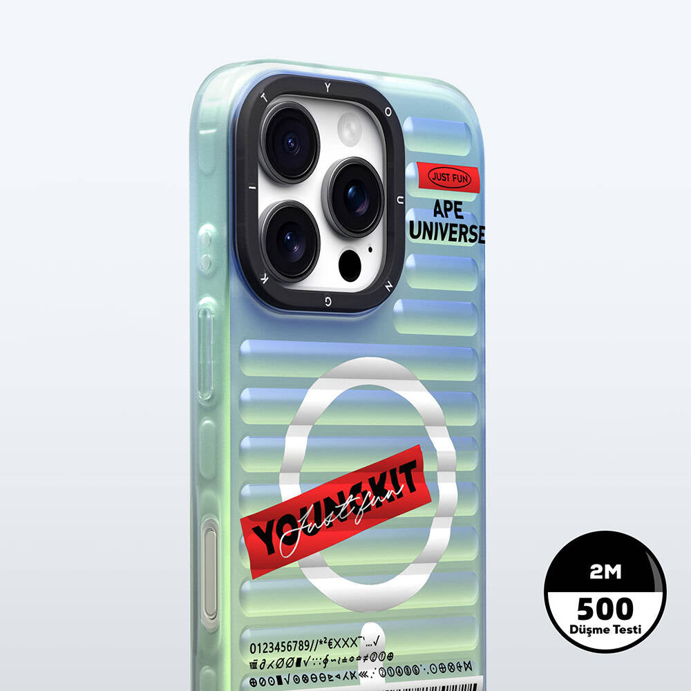 Apple iPhone 16 Pro M-safe Şarj Özellikli Youngkit Chameleon Serisi Kapak
