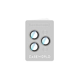 iPhone 16 Pro Max Uyumlu CaseWorld Alloy Serisi Oleofobik Anti Reflective Kamera Lens Koruyucu Gri