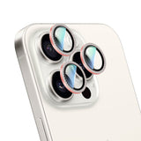 iPhone 16 Pro Max Uyumlu CaseWorld Alloy Sparkling Diamond Serisi Taşlı Lens Koruyucu Pembe