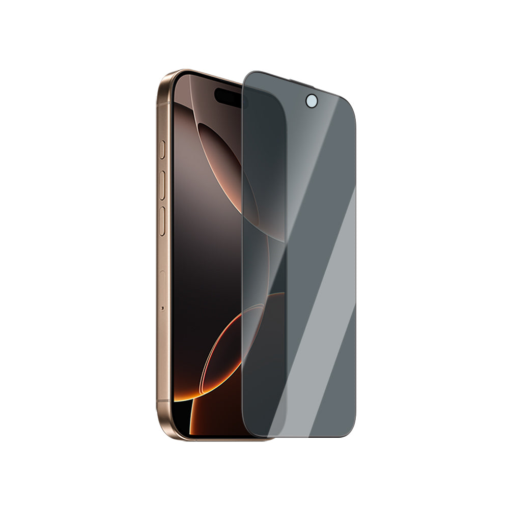 iPhone 16 Pro Max Uyumlu CaseWorld Armor Serisi 0.15mm Eyesafe Teknolojili Cam Ekran Koruyucu Şeffaf