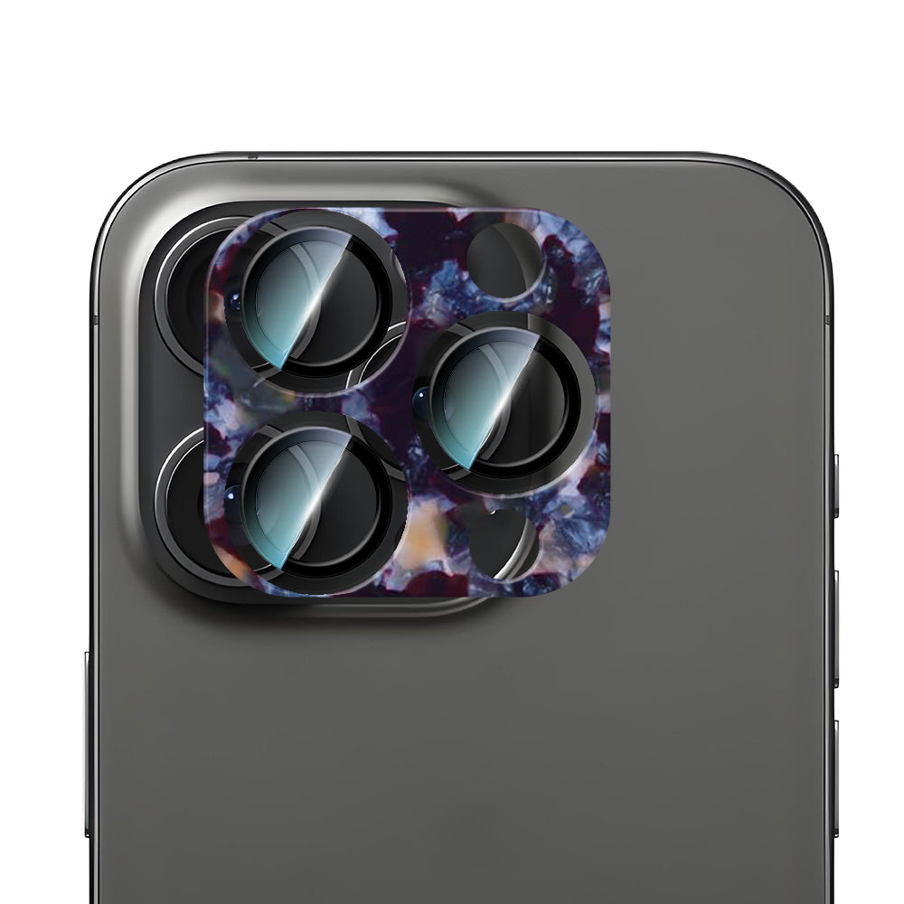 iPhone 16 Pro Max Uyumlu CaseWorld Crystal Color Serisi Full Kamera Lens Koruyucu Mor