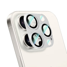 iPhone 16 Pro Max CaseWorld Karbon Fiber Serisi Anti Reflective Full Kamera Lens Koruyucu Gümüş