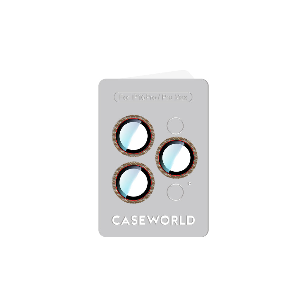 Apple iPhone 16 Pro Max CaseWorld Karbon Fiber Serisi Anti Reflective Ultra Clear Kamera Lens Koruyucu
