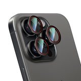 Apple iPhone 16 Pro Max CaseWorld Karbon Fiber Serisi Anti Reflective Ultra Clear Kamera Lens Koruyucu