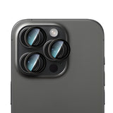 iPhone 16 Pro Max Uyumlu CaseWorld Sapphire Serisi Anti Reflective Lens Koruyucu Siyah