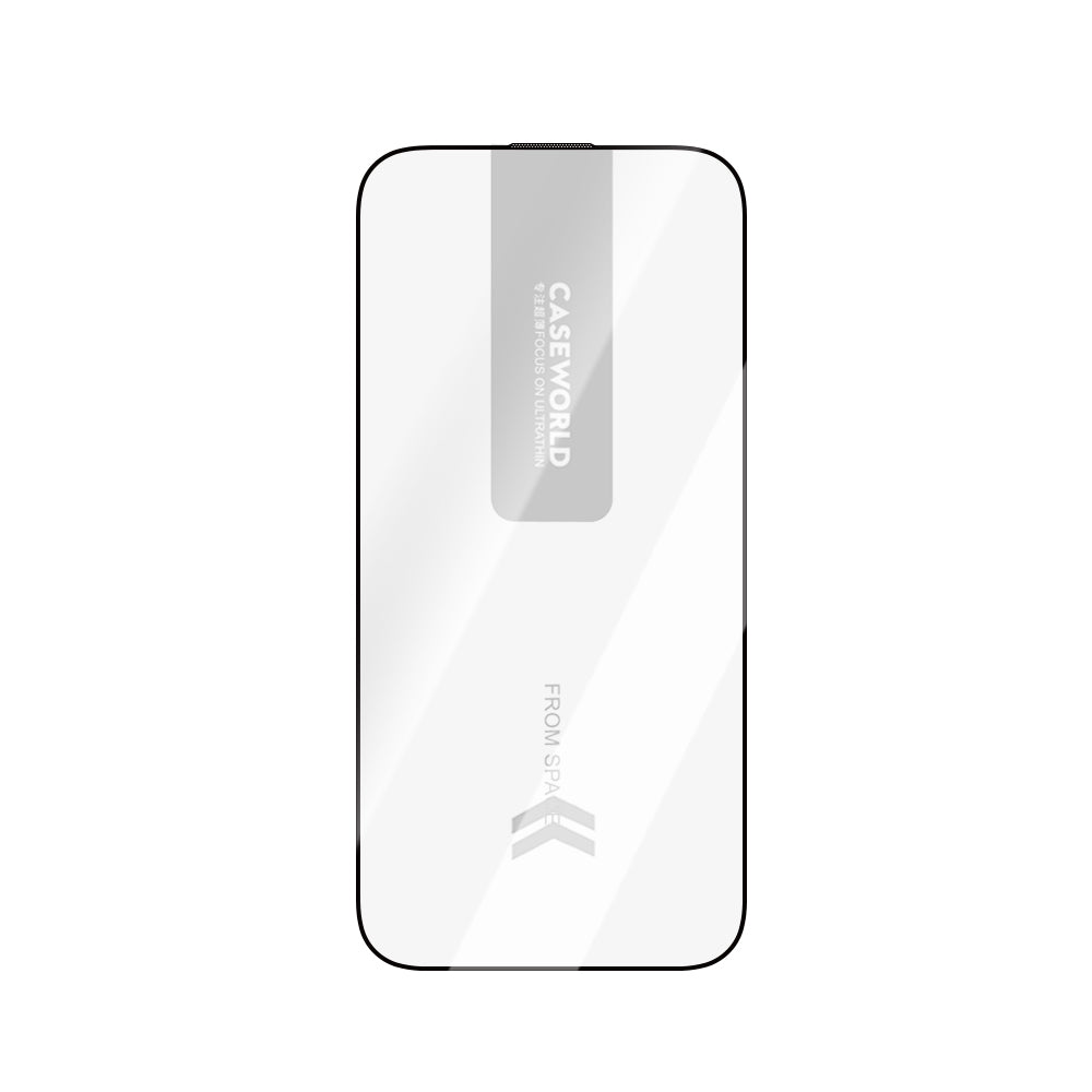 iPhone 16 Pro Max CaseWorld Ultra-Thin Serisi TMQ 0.15mm HD 3D Cam Ekran Koruyucu Uygulamalı Şeffaf