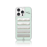 iPhone 16 Pro Max Kılıf Aynalı ve Boncuklu Tasarım Youngkit Jump Serisi Kapak Açık Yeşil