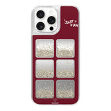 iPhone 16 Pro Max Kılıf Aynalı ve Boncuklu Tasarım Youngkit Spirit Serisi Kapak Mürdüm