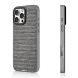 iPhone 16 Pro Max Uyumlu Kılıf M-safe Şarj Özellikli Youngkit Canvas Serisi Kapak Gri