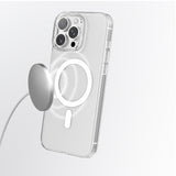 iPhone 16 Pro Max Kılıf M-safe Şarj Özellikli Youngkit Ice Serisi Kapak Şeffaf
