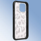 iPhone 16 Pro Max Uyumlu Kılıf M-safe Şarj Özellikli Youngkit Leopard Serisi Kapak Siyah