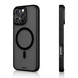 Apple iPhone 16 Pro Max Kılıf M-safe Şarj Özellikli Cam Arka Yüzey TPU Youngkit Gemstone Serisi Kapak