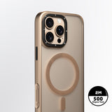 Apple iPhone 16 Pro Max Kılıf M-safe Şarj Özellikli Cam Arka Yüzey TPU Youngkit Gemstone Serisi Kapak