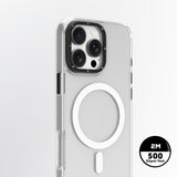 Apple iPhone 16 Pro Max Kılıf M-safe Şarj Özellikli Cam Arka Yüzey TPU Youngkit Gemstone Serisi Kapak