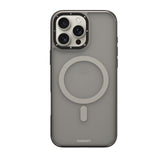 Apple iPhone 16 Pro Max Kılıf M-safe Şarj Özellikli Cam Arka Yüzey TPU Youngkit Gemstone Serisi Kapak