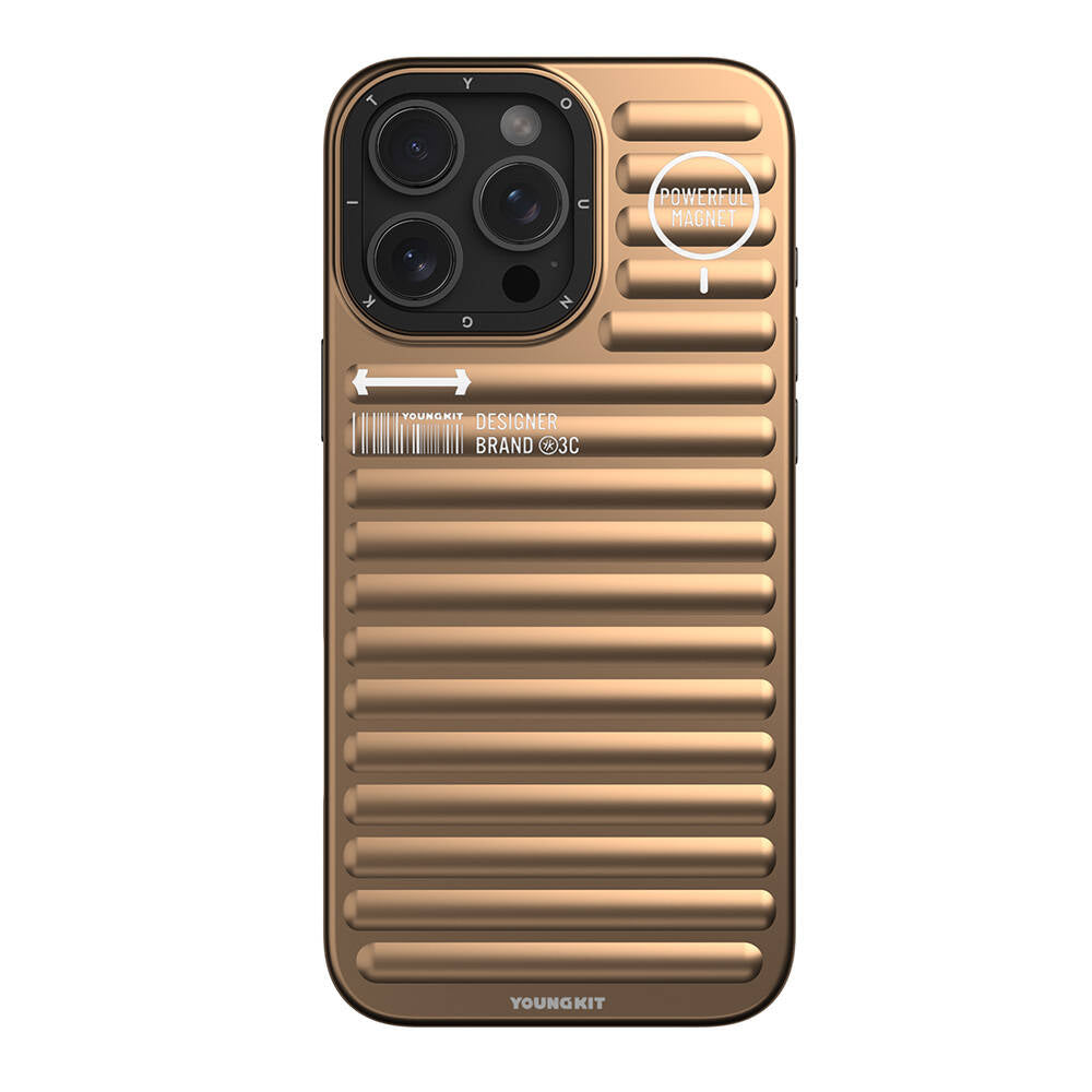 Apple iPhone 16 Pro Max M-safe Şarj Özellikli Kılıf Mat Renkli Tasarım Youngkit Original Serisi Kapak