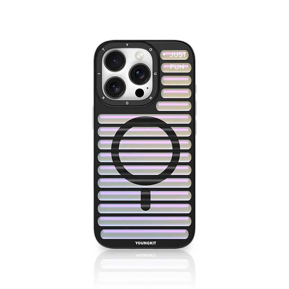 Apple iPhone 16 Pro Max Kılıf M-safe Şarj Özellikli Youngkit Geek Serisi Kapak