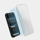 iPhone 16 Pro Uyumlu Youngkit 2.5D Parmak İzi Bırakmayan 0.33mm Temperli Cam Ekran Koruyucu Şeffaf