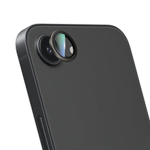 iPhone 16E Uyumlu CaseWorld Alloy Serisi Oleofobik Anti Reflective Kamera Lens Koruyucu Siyah