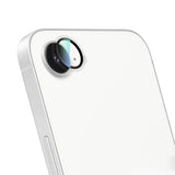 iPhone 16E Uyumlu CaseWorld Alloy Serisi Oleofobik Anti Reflective Kamera Lens Koruyucu Şeffaf