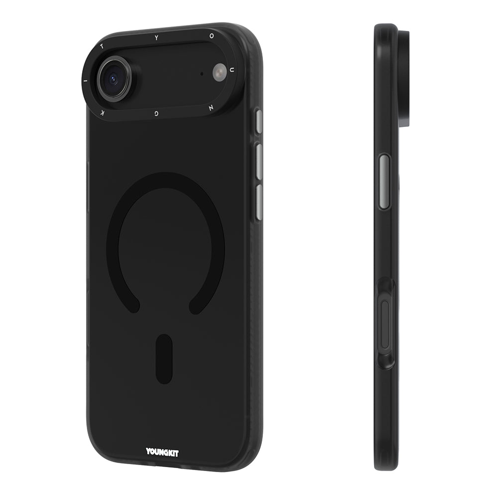 iPhone 17 Air Uyumlu Kılıf M-safe Şarj Özellikli Youngkit Hidden Sand Serisi