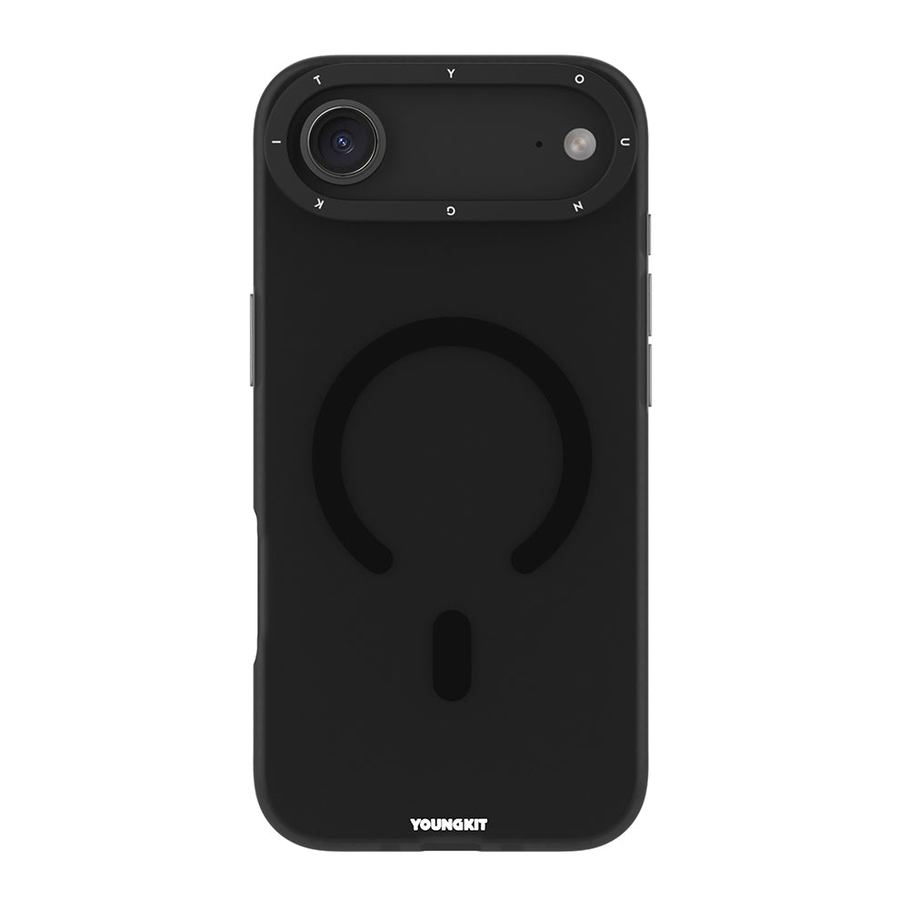 iPhone 17 Air Uyumlu Kılıf M-safe Şarj Özellikli Youngkit Hidden Sand Serisi