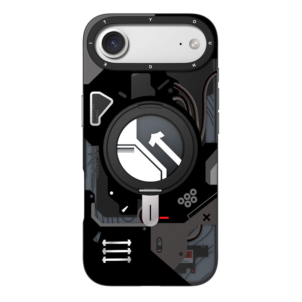 iPhone 17 Air Uyumlu Kılıf M-safe Şarj Özellikli Youngkit Starship Serisi Kapak Beyaz