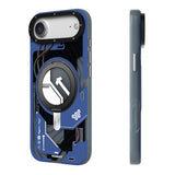 iPhone 17 Air Uyumlu Kılıf M-safe Şarj Özellikli Youngkit Starship Serisi Kapak Mavi