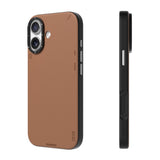 iPhone 17 Uyumlu Kılıf M-safe Şarjlı Basit Mat Deri Desenli Youngkit Tech Fashion Serisi